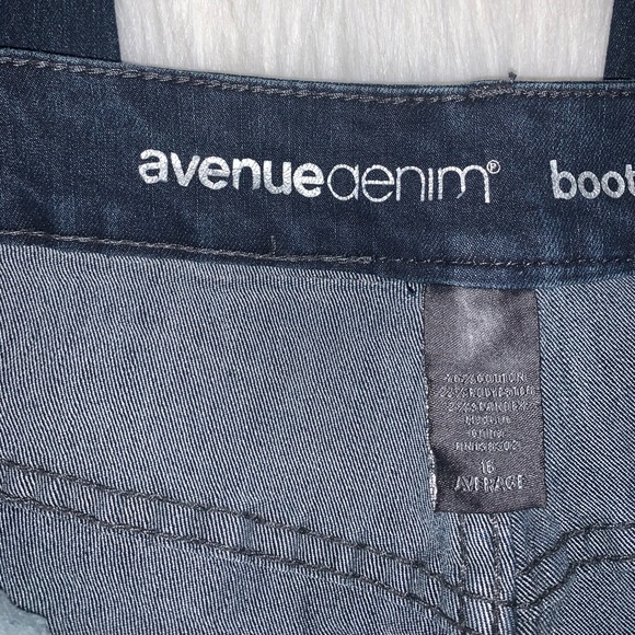 Avenue denim 16 average bootcut jeans A09 - Picture 3 of 7